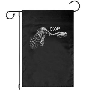 Boop Funny Turkey Nose Thanksgiving Poultry Garden Flag