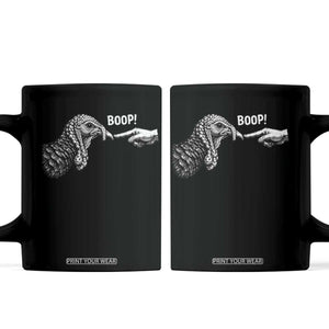 Boop Funny Turkey Nose Thanksgiving Poultry Coffee Mug