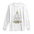 Funny Christmas Christian Faith Long Sleeve Shirt Joy To The World The Savior Is Born Xmas Tree TS11 White Print Your Wear