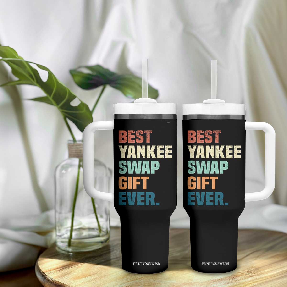 Funny Best Yankee Swap Gift Ever Tumbler With Handle Christmas Gift Exchange Game TS11 Print Your Wear