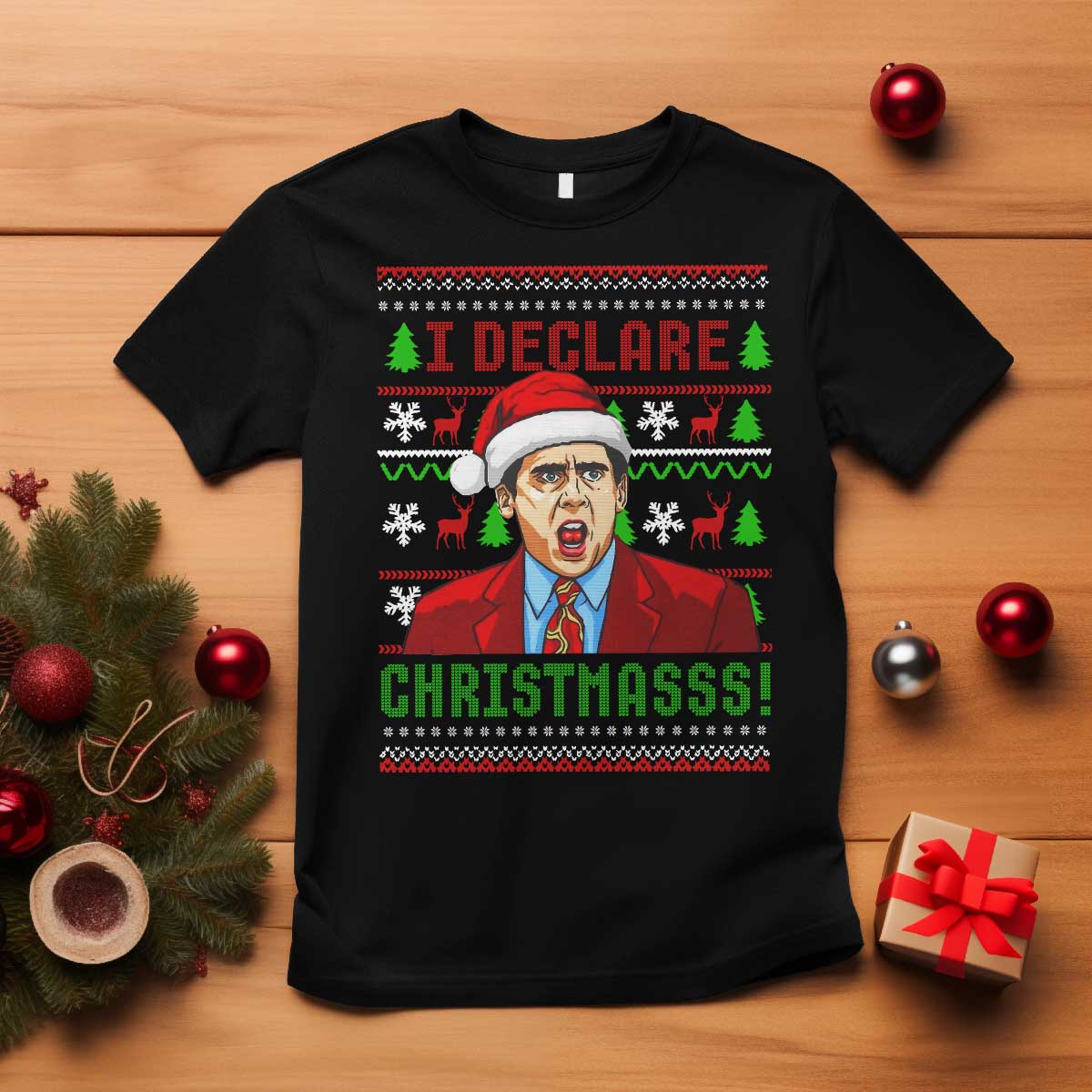 Funny I Declare Christmas T Shirt Funny Christmas Office Holiday Meme TS11 Black Print Your Wear