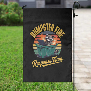 Funny Dumpster Fire Response Team Garden Flag Work Humor TS11 Print Your Wear