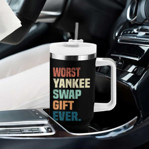Funny Worst Yankee Swap Gift Ever Tumbler With Handle Christmas Gift Exchange Game TS11 Print Your Wear