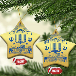 Hanukkah Holiday Christmas Ornament Return Of The Judai Chanukah Jewish Festival TS11 Star Gold Print Your Wear