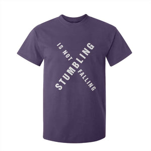 Malcolm X Stumbling Is Not Falling T Shirt For Kid Black History Month TS11 Purple Print Your Wear