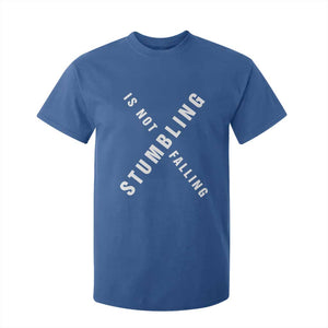 Malcolm X Stumbling Is Not Falling T Shirt For Kid Black History Month TS11 Royal Blue Print Your Wear