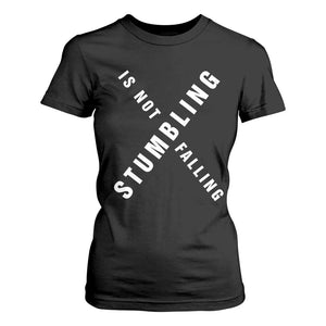 Malcolm X Stumbling Is Not Falling T Shirt For Women Black History Month TS11 Black Print Your Wear