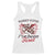 Funny Sorry Cupid I've Been Feral Racerback Tank Top Valentine's Day Cupid Racoon TS11 White Print Your Wear