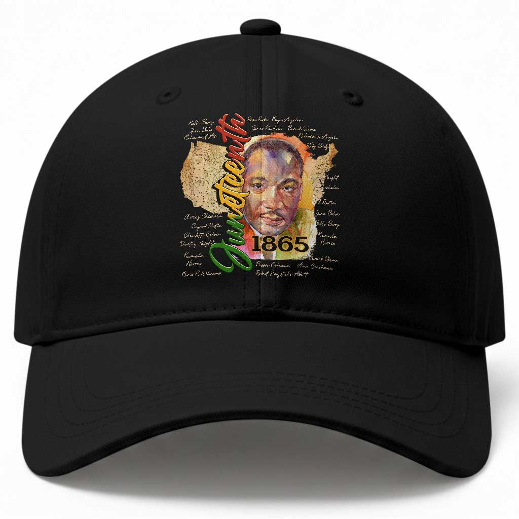 Juneteenth 1865 Baseball Cap Black Leaders African American Heritage TS11 Print Your Wear