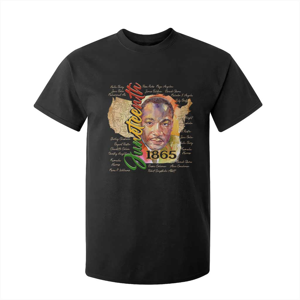 Juneteenth 1865 T Shirt For Kid Black Leaders African American Heritage TS11 Black Print Your Wear