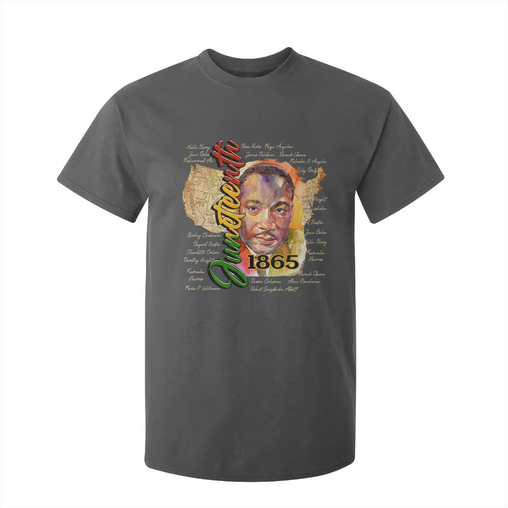 Juneteenth 1865 T Shirt For Kid Black Leaders African American Heritage TS11 Dark Heather Print Your Wear