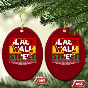 Black Wall Street Ceramic Ornament Tulsa Black History Month Africa Map TS11 Print Your Wear