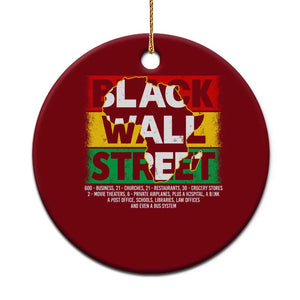 Black Wall Street Ceramic Ornament Tulsa Black History Month Africa Map TS11 1pc Red Print Your Wear