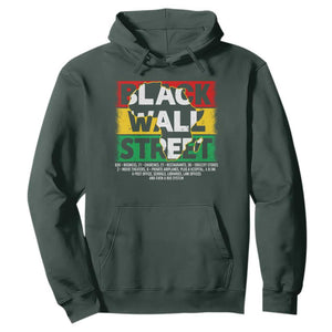 Black Wall Street Hoodie Tulsa Black History Month Africa Map TS11 Dark Forest Green Print Your Wear