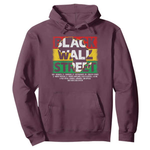 Black Wall Street Hoodie Tulsa Black History Month Africa Map TS11 Maroon Print Your Wear