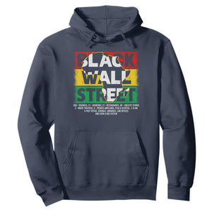 Black Wall Street Hoodie Tulsa Black History Month Africa Map TS11 Navy Print Your Wear