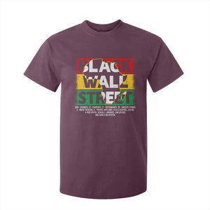 Black Wall Street T Shirt For Kid Tulsa Black History Month Africa Map TS11 Maroon Print Your Wear