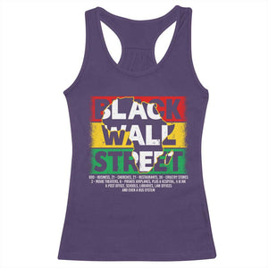 Black Wall Street Racerback Tank Top Tulsa Black History Month Africa Map TS11 Purple Print Your Wear