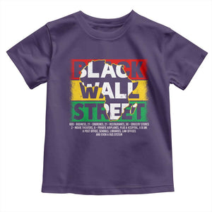 Black Wall Street Toddler T Shirt Tulsa Black History Month Africa Map TS11 Purple Print Your Wear