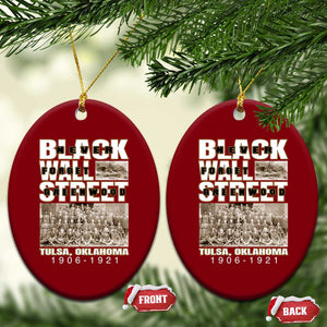 Never Forget Greenwood Black Wall Street Ceramic Ornament Black History Month TS11 Print Your Wear