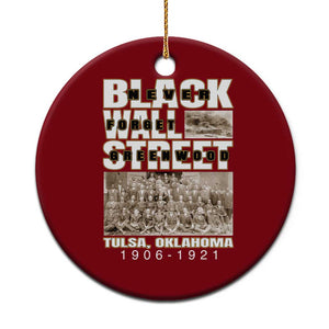 Never Forget Greenwood Black Wall Street Ceramic Ornament Black History Month TS11 1pc Red Print Your Wear