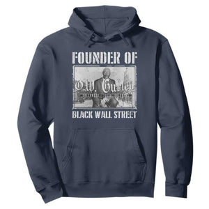 Founder Of Black Wall Street O.W. Gurley Hoodie Black History Month TS11 Navy Print Your Wear