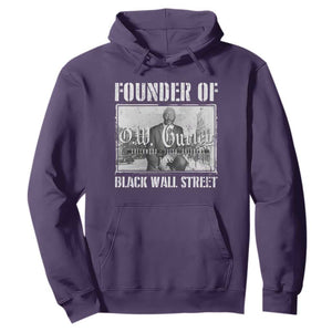 Founder Of Black Wall Street O.W. Gurley Hoodie Black History Month TS11 Purple Print Your Wear