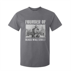 Founder Of Black Wall Street O.W. Gurley T Shirt For Kid Black History Month TS11 Charcoal Print Your Wear