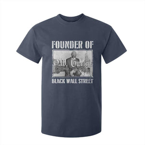 Founder Of Black Wall Street O.W. Gurley T Shirt For Kid Black History Month TS11 Navy Print Your Wear