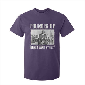 Founder Of Black Wall Street O.W. Gurley T Shirt For Kid Black History Month TS11 Purple Print Your Wear