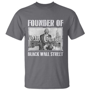 Founder Of Black Wall Street O.W. Gurley T Shirt Black History Month TS11 Charcoal Print Your Wear