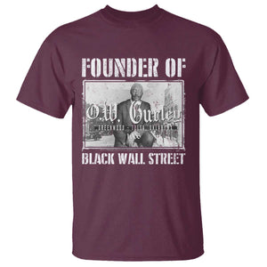 Founder Of Black Wall Street O.W. Gurley T Shirt Black History Month TS11 Maroon Print Your Wear