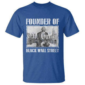 Founder Of Black Wall Street O.W. Gurley T Shirt Black History Month TS11 Royal Blue Print Your Wear