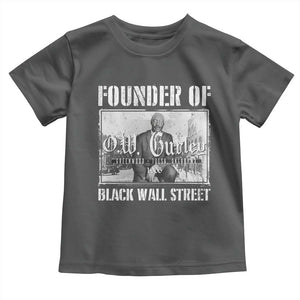 Founder Of Black Wall Street O.W. Gurley Toddler T Shirt Black History Month TS11 Dark Heather Print Your Wear