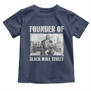 Founder Of Black Wall Street O.W. Gurley Toddler T Shirt Black History Month TS11 Navy Print Your Wear