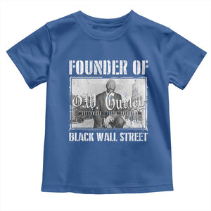 Founder Of Black Wall Street O.W. Gurley Toddler T Shirt Black History Month TS11 Royal Blue Print Your Wear