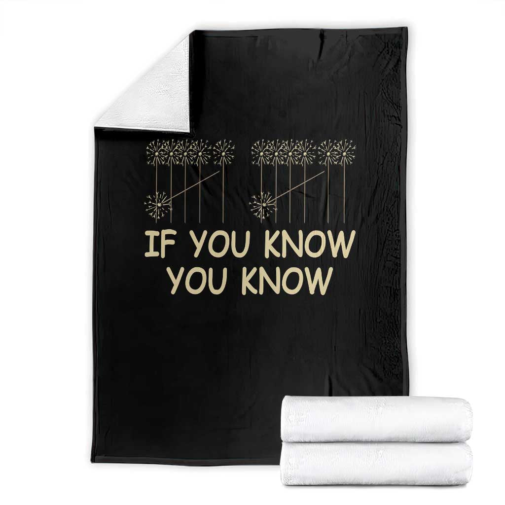 Funny 67 New Year Throw Blanket If You Know You Know Six Seven Meme Sparklers TS11 Black Print Your Wear