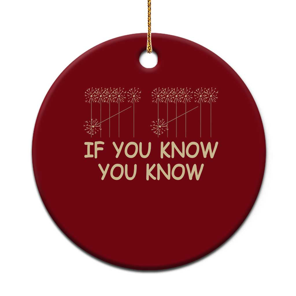 Funny 67 New Year Ceramic Ornament If You Know You Know Six Seven Meme Sparklers TS11 1pc Red Print Your Wear