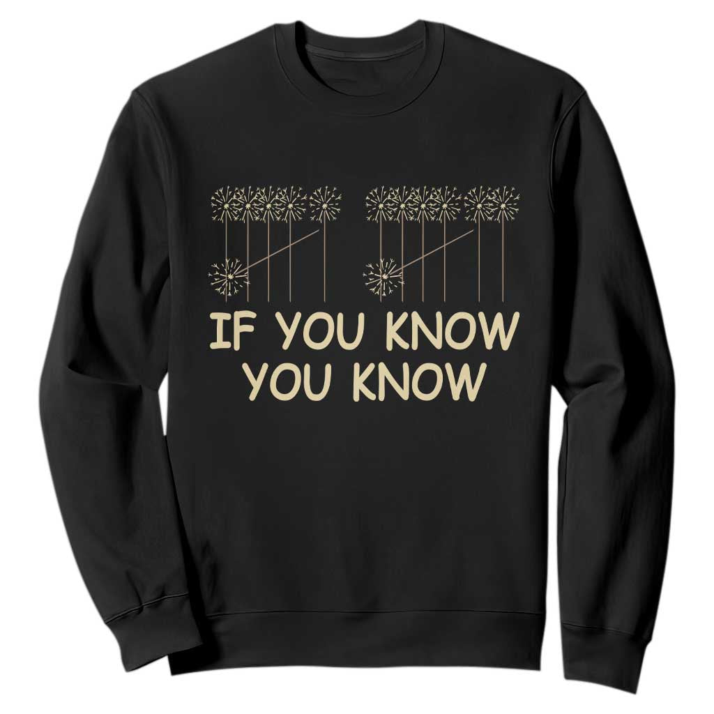 Funny 67 New Year Sweatshirt If You Know You Know Six Seven Meme Sparklers TS11 Black Print Your Wear