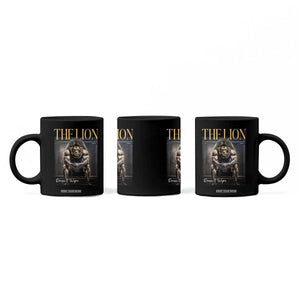 Funny The Lion Doesnt Wipe Coffee Mug Gen Z Joke Brainrot Raunchy Meme TS11 Print Your Wear
