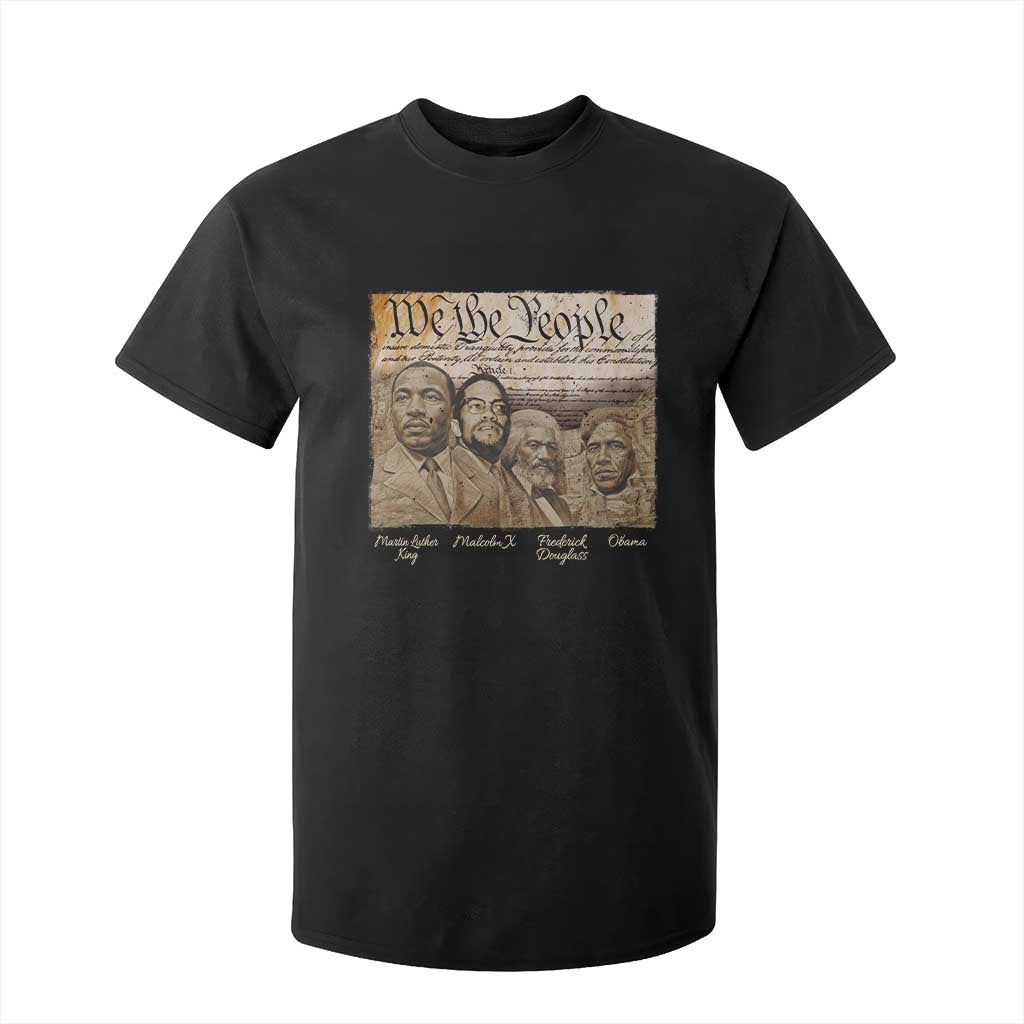 Civil Right Leaders T Shirt For Kid Martin Luther King Malcolm X Frederick Douglass Obama Black History Month TS11 Black Print Your Wear