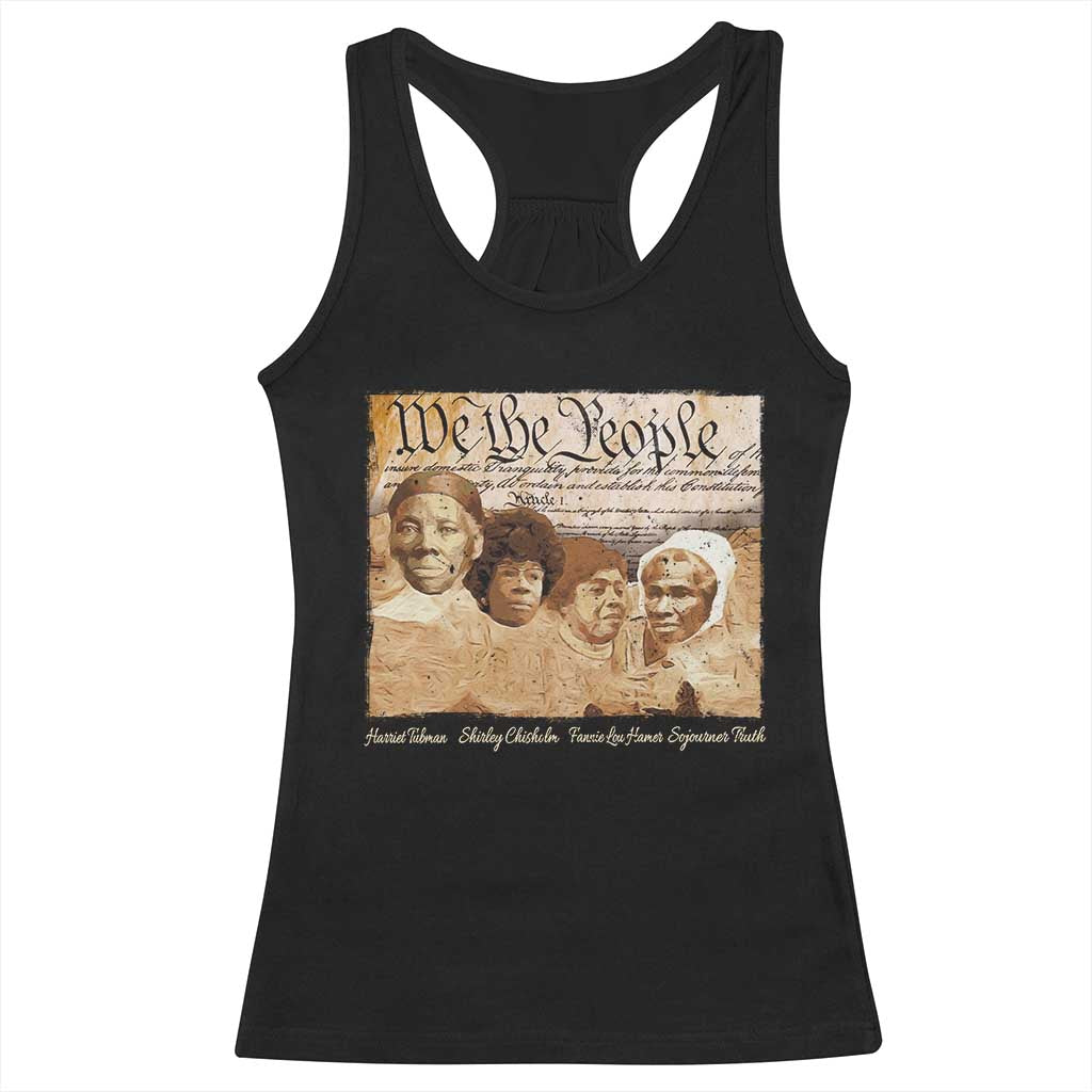 Black Women Leaders Racerback Tank Top Harriet Tubman Shirley Fannie Hamer Sojourner Truth Black History Month TS11 Black Print Your Wear