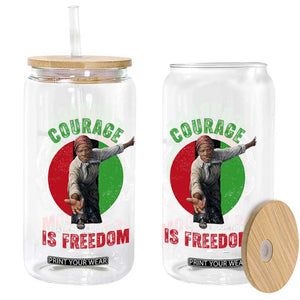 Harriet Tubman Glass Can Courage Is Freedom Black History Hero TS11 Print Your Wear