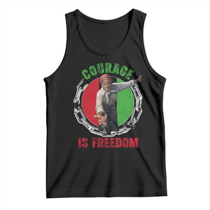 Harriet Tubman Tank Top Courage Is Freedom Black History Hero TS11 Black Print Your Wear