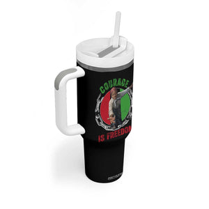 Harriet Tubman Tumbler With Handle Courage Is Freedom Black History Hero TS11 Print Your Wear