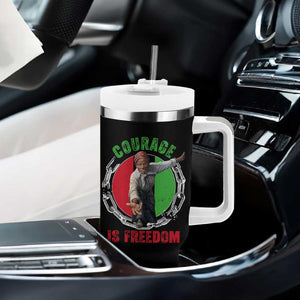 Harriet Tubman Tumbler With Handle Courage Is Freedom Black History Hero TS11 Print Your Wear