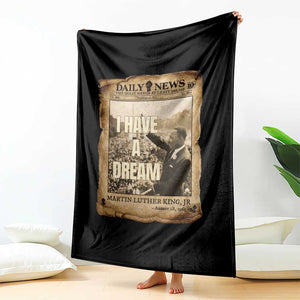 I Have A Dream Martin Luther King MLK Day Throw Blanket March On Washington Black History TS11 Print Your Wear