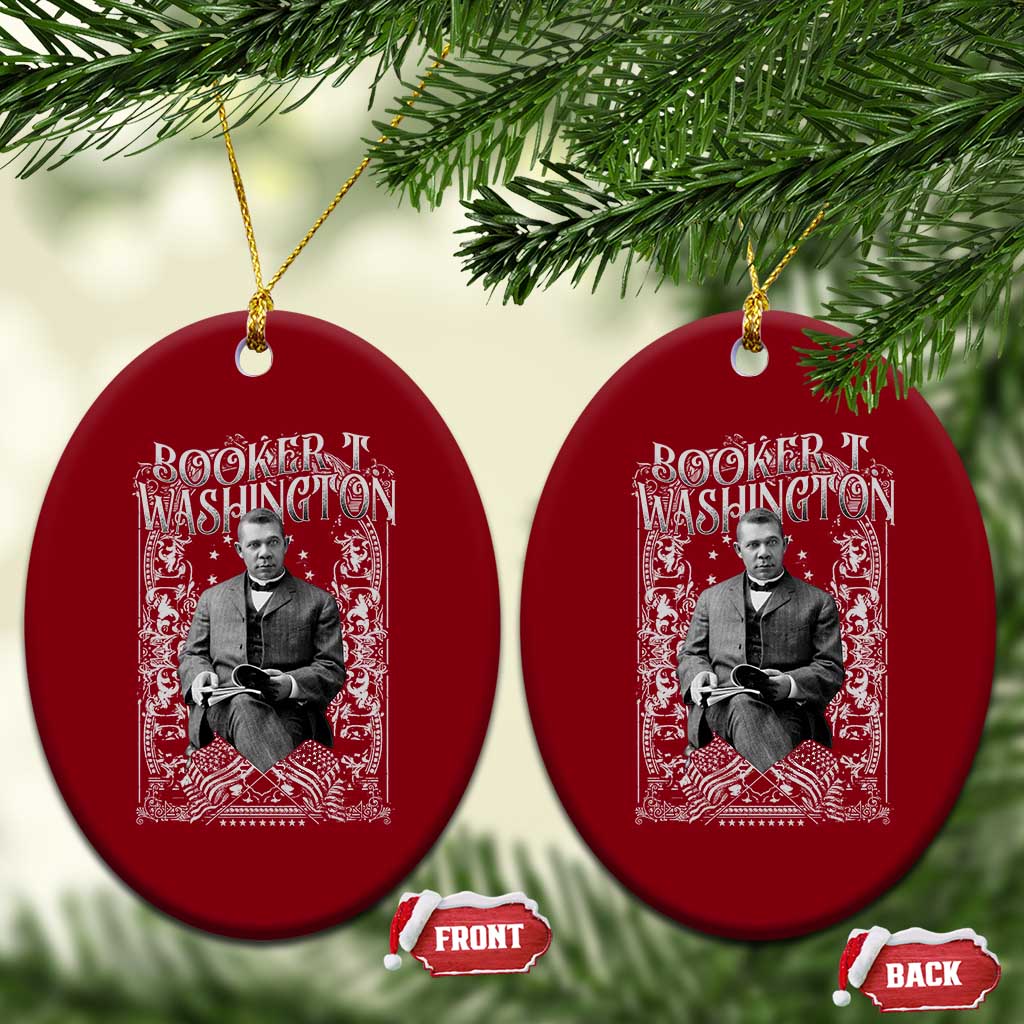 Booker Taliaferro Washington Ceramic Ornament African American Educator Black History TS11 Print Your Wear