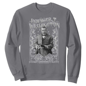Booker Taliaferro Washington Sweatshirt African American Educator Black History TS11 Charcoal Print Your Wear
