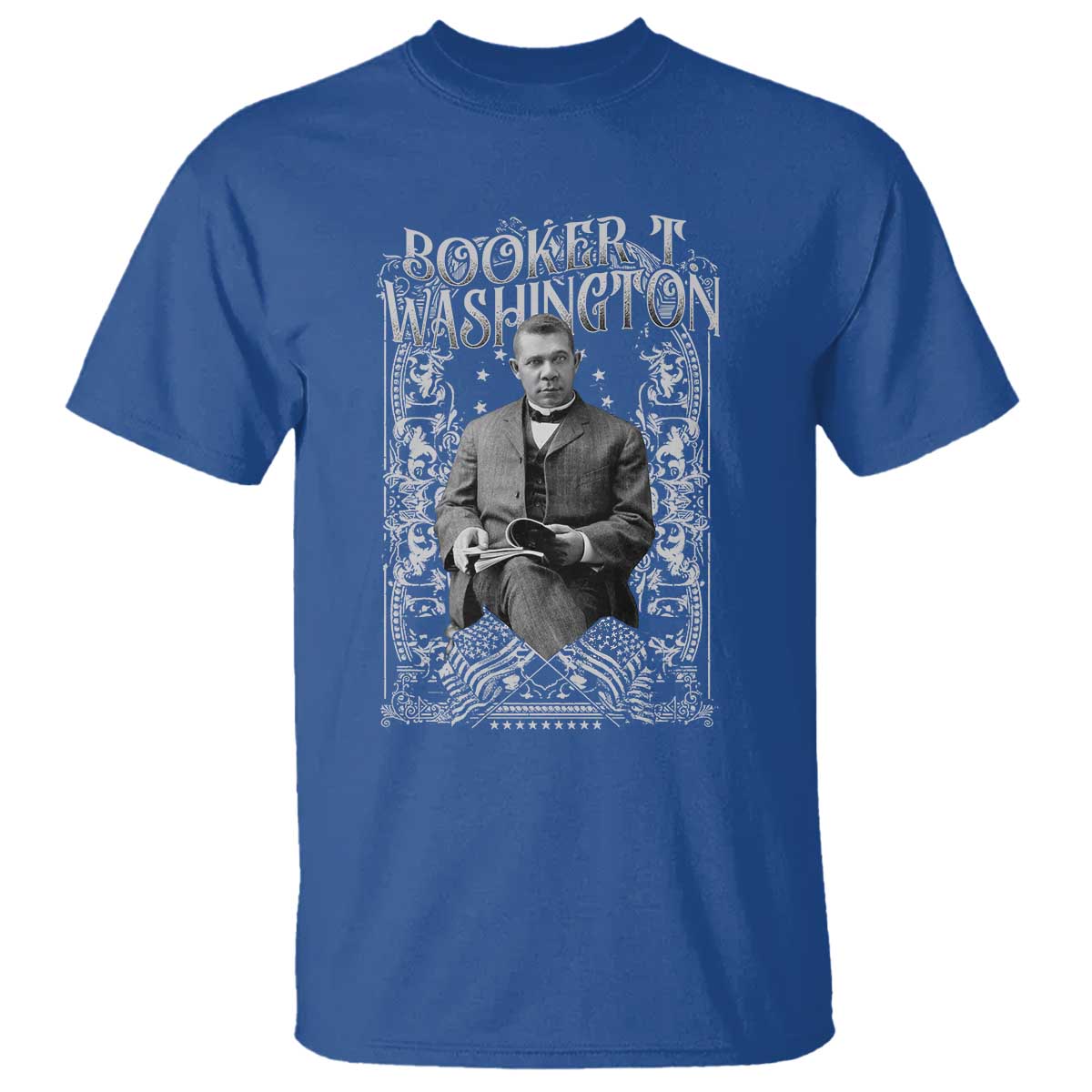 Booker Taliaferro Washington T Shirt African American Educator Black History TS11 Royal Blue Print Your Wear